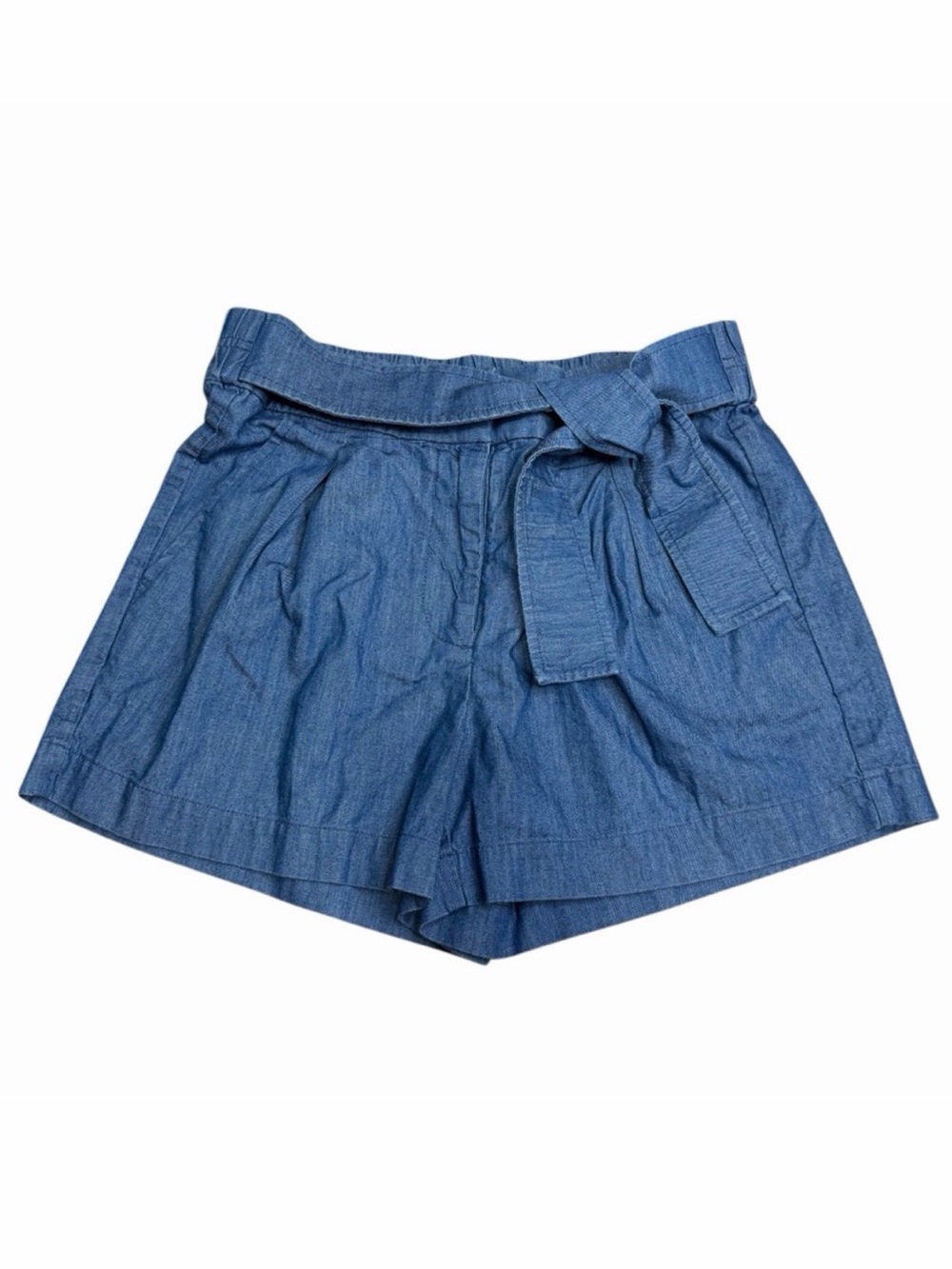 J. Crew Women's Tie-Waist Shorts‎ | Chambray | Size 2